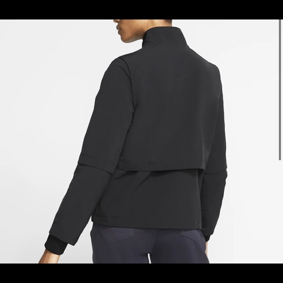 NWT Nike Women’s HyperAdapt Shield Golf Jacket Black Size Large - Picture 1 of 13